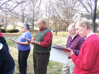 Carolers Singing
